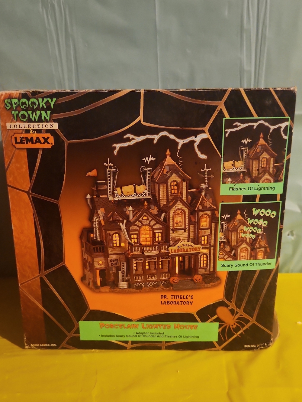 LEMAX, SPOOKY TOWN, Vintage Halloween Haunted, Dr. Tingles Laboratory